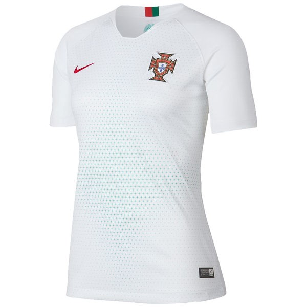 Maillot Football Portugal Exterieur Femme 2018 Blanc